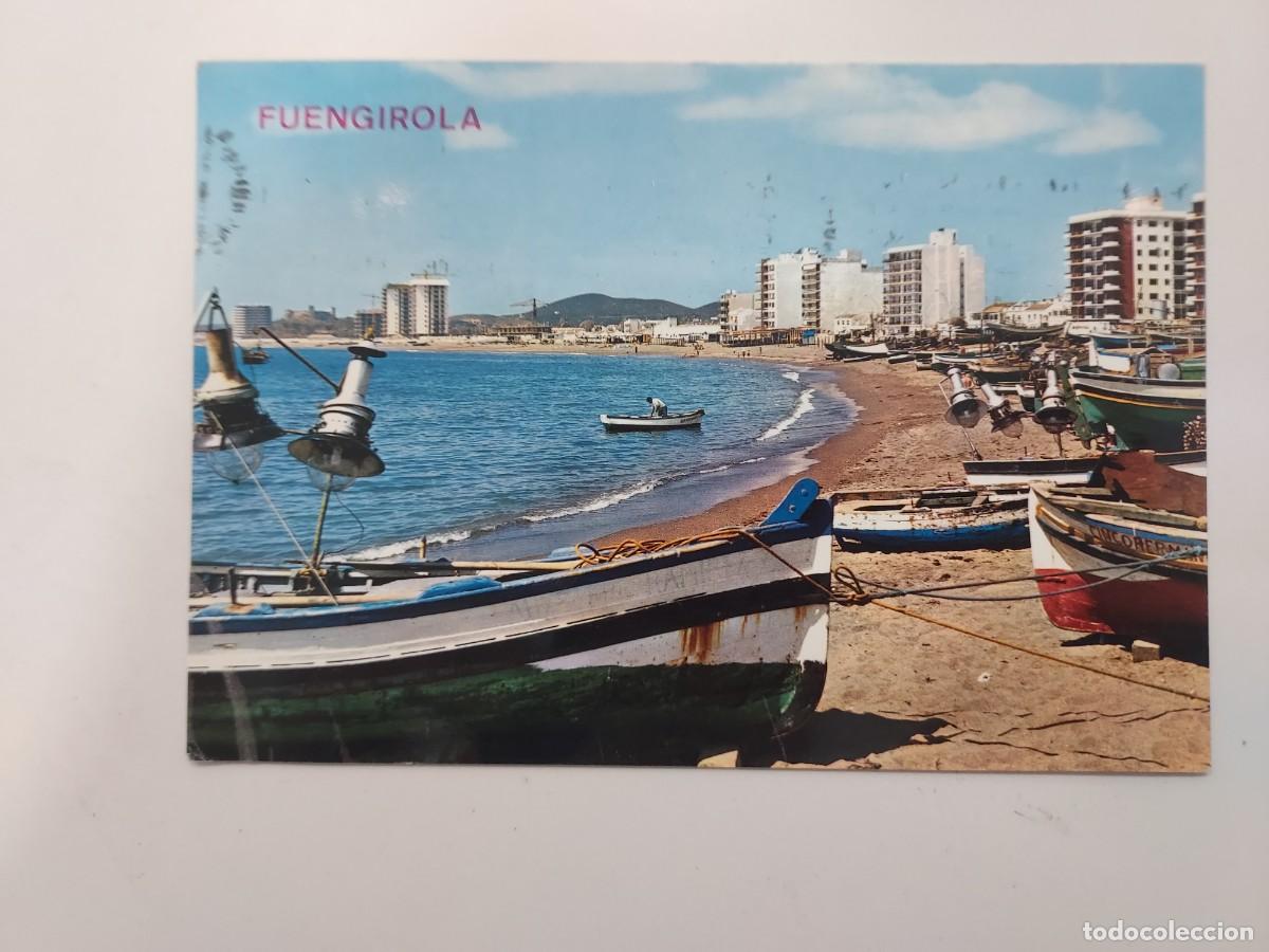 Postales: POSTAL FUENGIROLA LA PLAYA. CIRCULADA. 1967. ARRIBAS. MALAGA