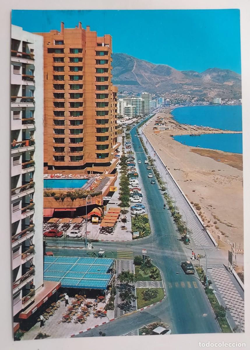 Postales: POSTAL FUENGIROLA PASEO MARITIMO PRINCIPE DE ESPA&Ntilde;A. CIRCULADA. 1974. BEASCOA. MALAGA