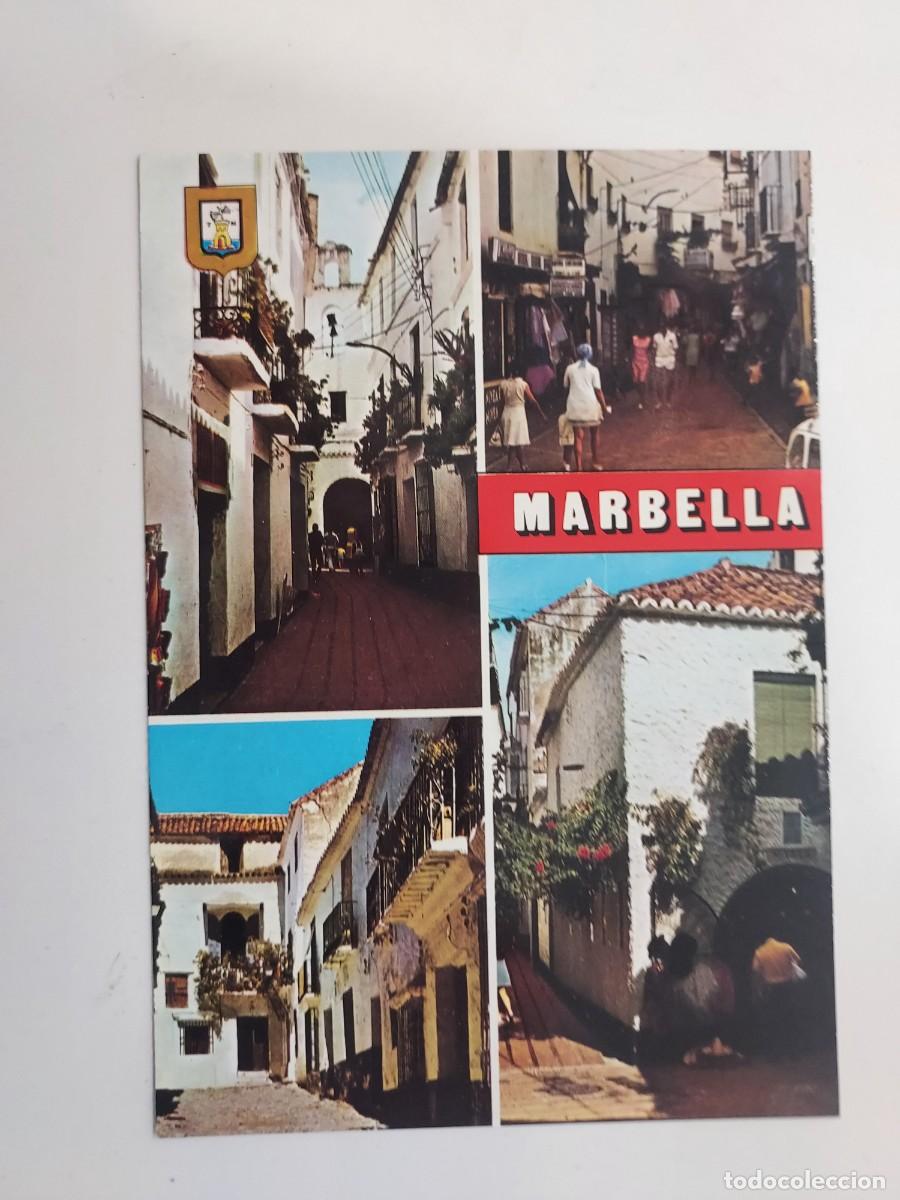 Postales: POSTAL MARBELLA DIVERSOS ASPECTOS 4 VISTAS. S/C. 1978. DOMINGUEZ. MALAGA