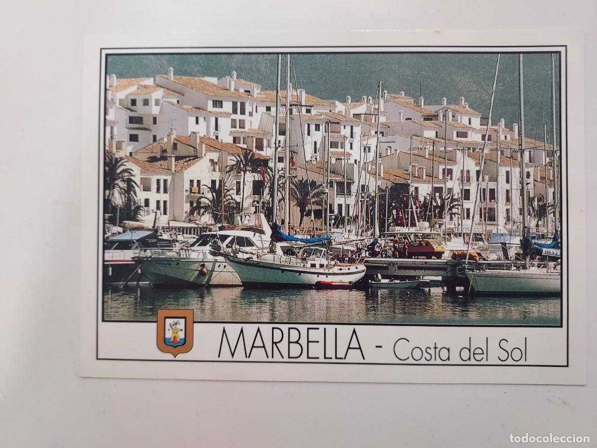 Postales: POSTAL MARBELLA PUERTO JOSE BANUS. CIRCULADA. 1987. DOMINGUEZ