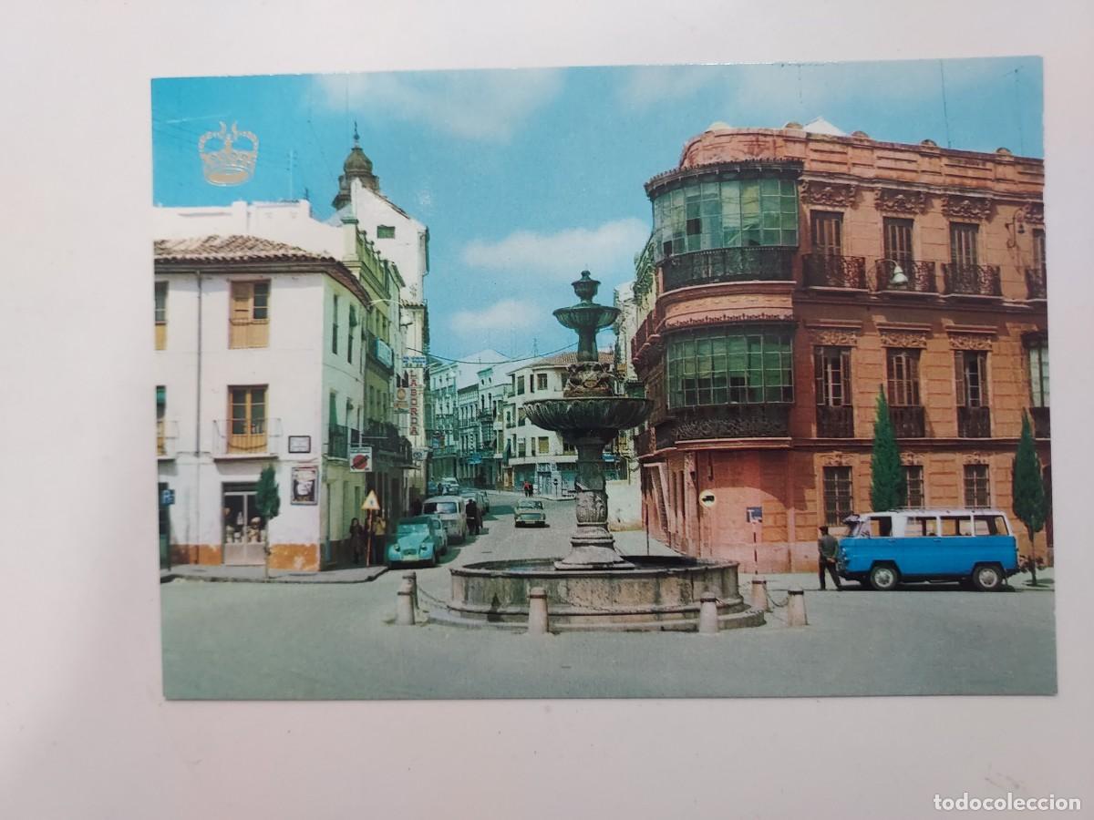 Postales: POSTAL ANTEQUERA (PLAZA DE SAN SEBASTIAN). S/C. 1974. LA CORONA. MALAGA. Furgoneta DKW F-1000