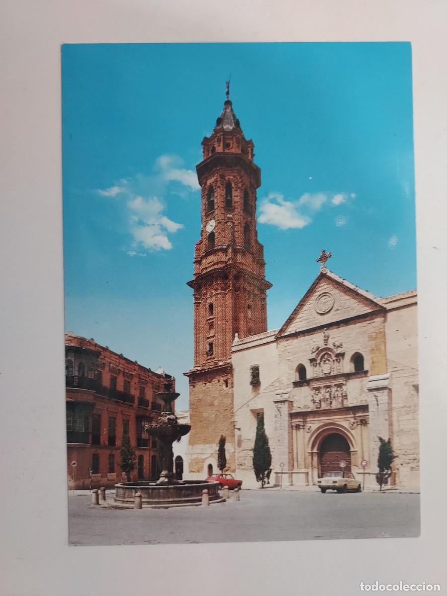 Postales: POSTAL ANTEQUERA IGLESIA DE SAN SEBASTIAN. S/C. 1976. PERLA. MALAGA
