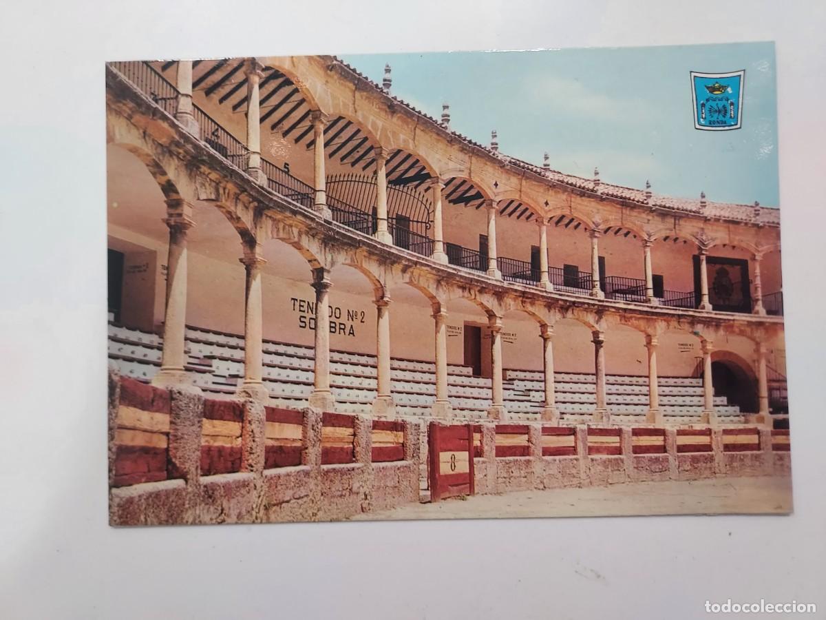 Postales: POSTAL RONDA PLAZA DE TOROS. 1969. S/C. M&Aacute;LAGA. Tendido 2 sombra