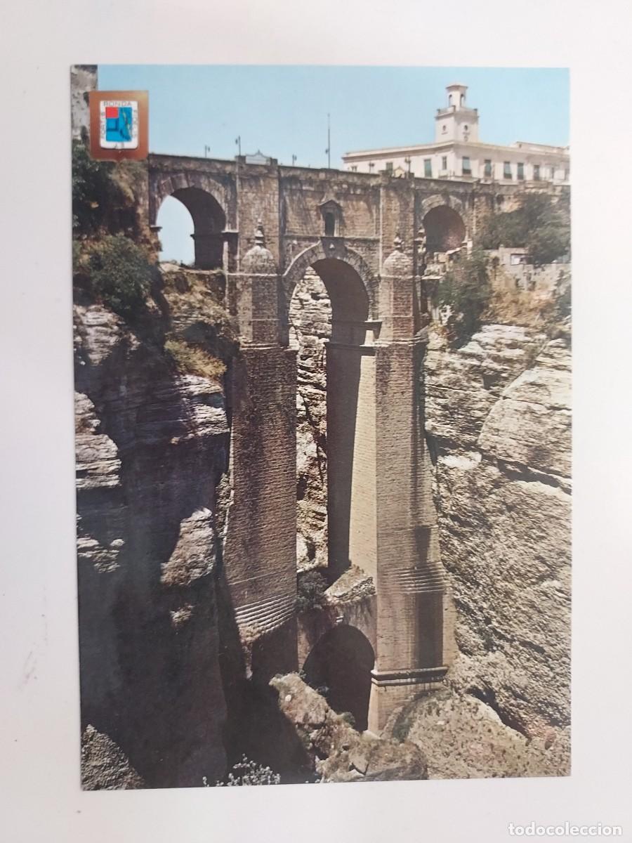 Postales: POSTAL RONDA PUENTE NUEVO. 1967. S/C. M&Aacute;LAGA. DOMINGUEZ