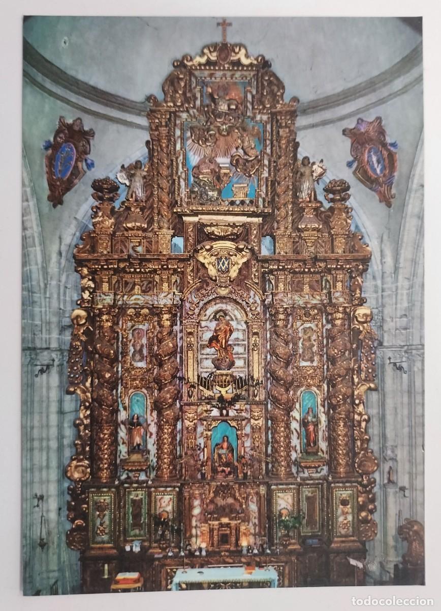 Postales: POSTAL RONDA IGLESIA SANTA MARIA LA MAYOR RETABLO. 1971. S/C. M&Aacute;LAGA. ARRIBAS. Religiosa