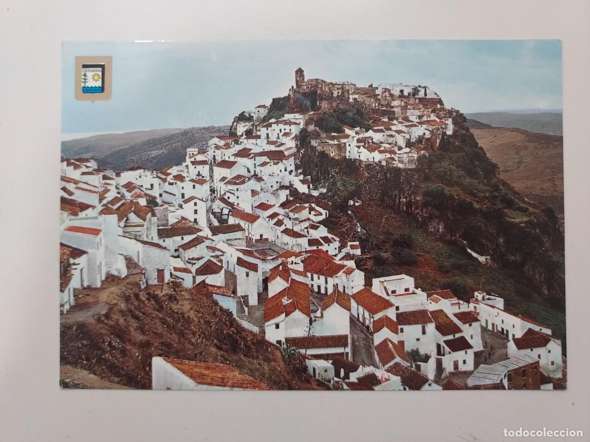 Postales: POSTAL CASARES (COSTA DEL SOL). 1970. S/C. M&Aacute;LAGA. Vista general, panor&aacute;mica, pueblo blanco