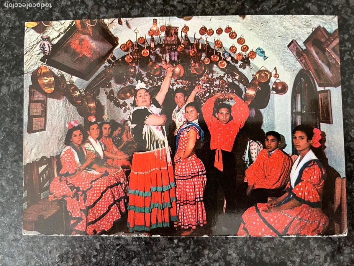 Postales: Zambra gitana en la cueva Sevilla sin circular
