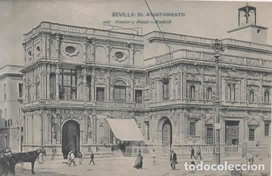 Postales: SEVILLA DORSO SIN DIVIDIR AYUNTAMIENTO
