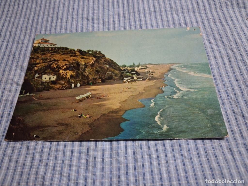 Postales: Postal moderna Andaluc&iacute;a. M&aacute;laga. Torremolinos. Playa de la Carihuela. Estado ver imagen.