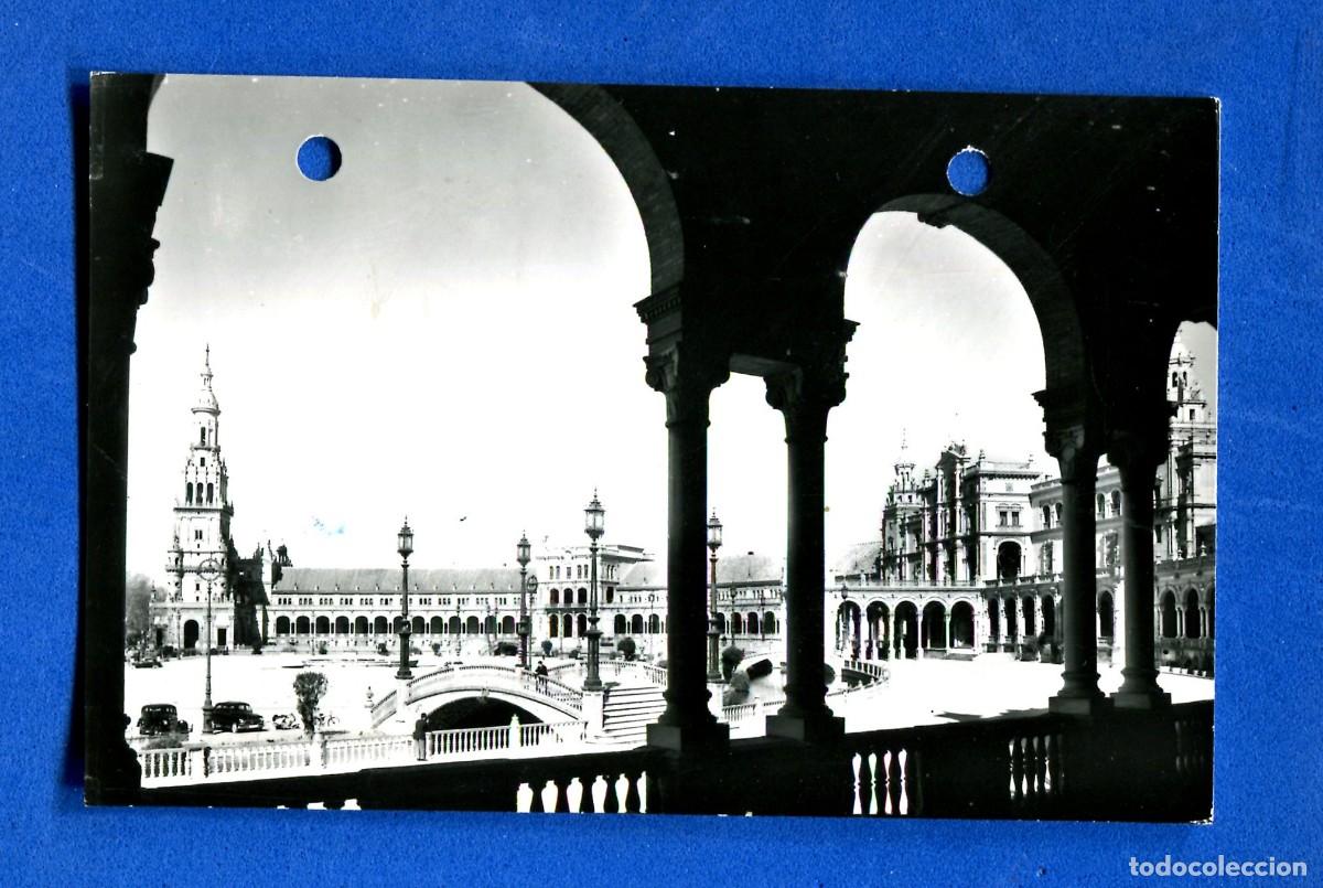 Postales: POSTAL SIN CIRCULAR SEVILLA 22 EDITA DOMINGUEZ POSTAL CON AGUJEROS