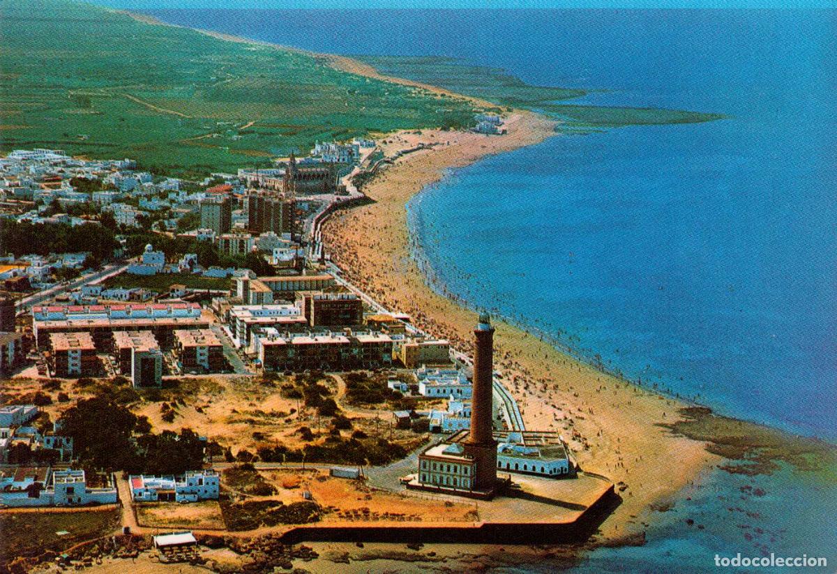 Postales: POSTAL DE CHIPIONA CADIZ VISTA AEREA DISTRIBUIDOR FERREIRA