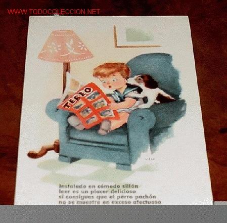 Postcards: POSTAL A&Ntilde;OS 40 FIRMADA POR VELA