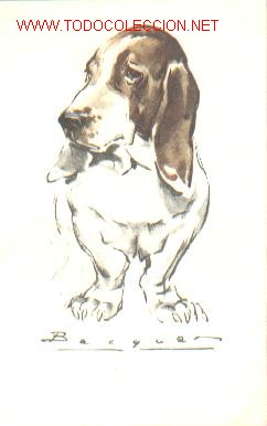Postales: BECQUER PERROS. Serie B. N&ordm;. 2
