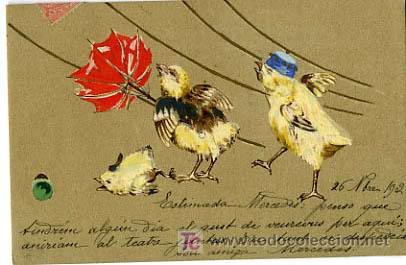 Postais: POSTAL ILUSTRADA, PAJAROS, PAJARITOS P12707