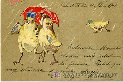Postais: POSTAL ILUSTRADA, PAJAROS, PAJARITOS P12708