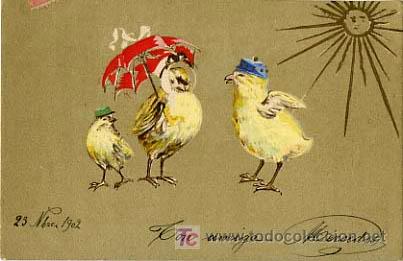Postais: POSTAL ILUSTRADA, PAJAROS, PAJARITOS P12710