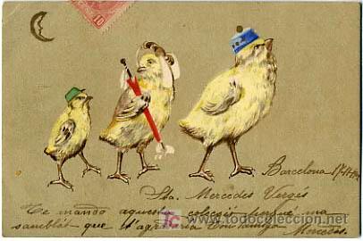 Postais: POSTAL ILUSTRADA, PAJAROS, PAJARITOS P12711