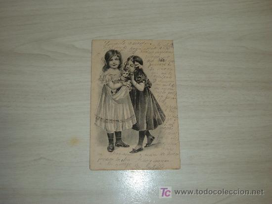 Postais: POSTAL NI&Ntilde;AS CON GATITO,CLEMENT TOURNIER& CIE GENEVE