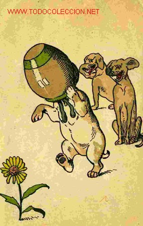 Postales: ILUSTRADA , PERROS