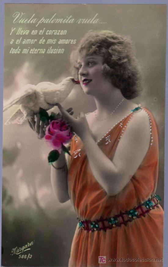Postcards: TARJETA POSTAL ANTIGUA DE ANIMALES.