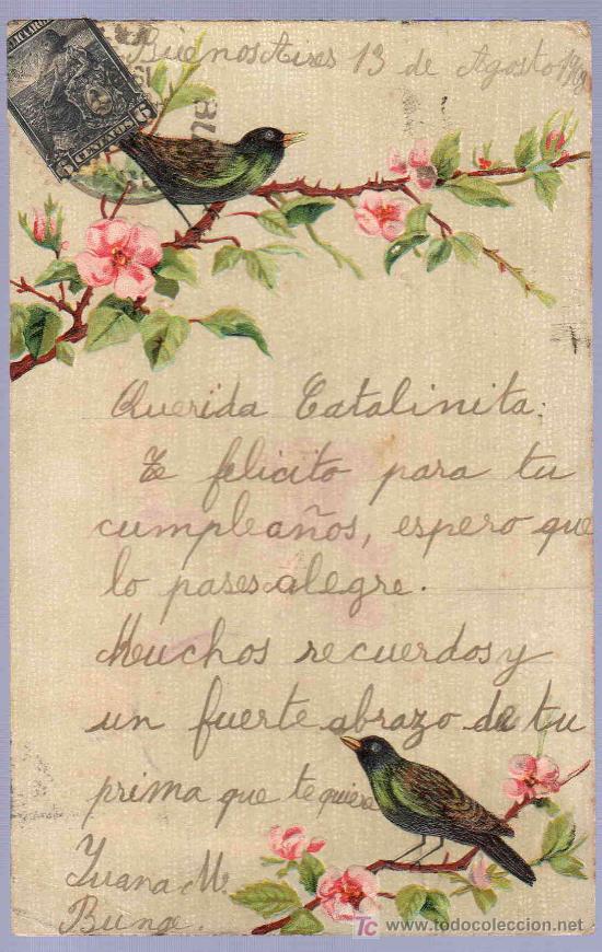 Postcards: TARJETA POSTAL ANTIGUA DE ANIMALES.