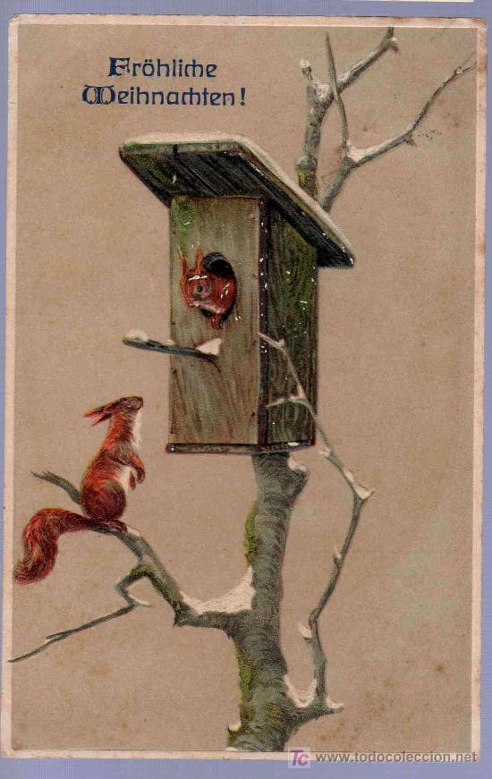 Postcards: TARJETA POSTAL ANTIGUA DE ANIMALES.