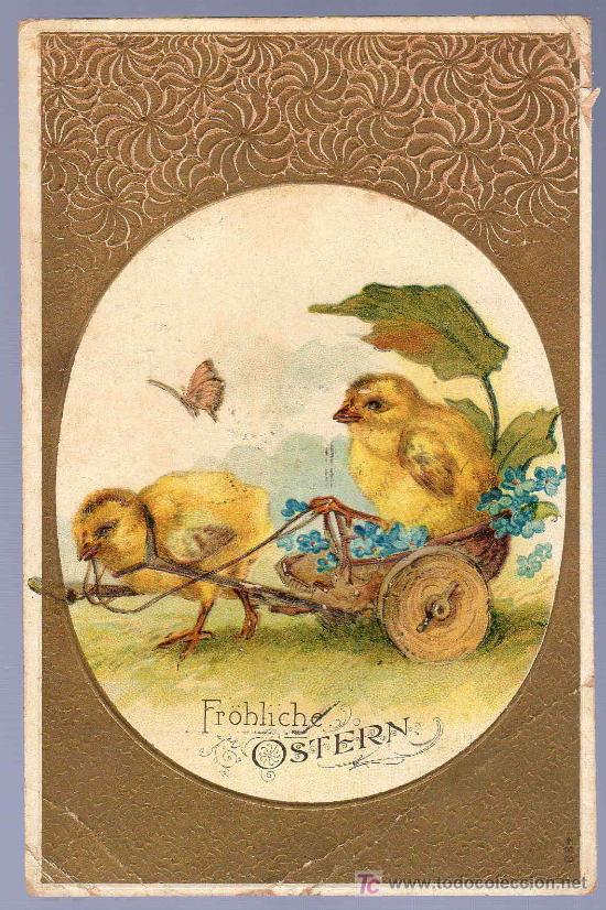 Postcards: TARJETA POSTAL ANTIGUA DE ANIMALES.