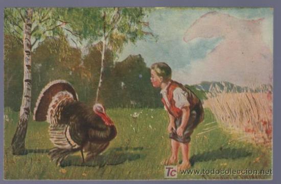 Postcards: TARJETA POSTAL ANTIGUA DE ANIMALES.