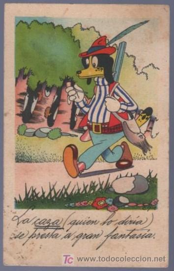Postcards: TARJETA POSTAL ANTIGUA DE ANIMALES.