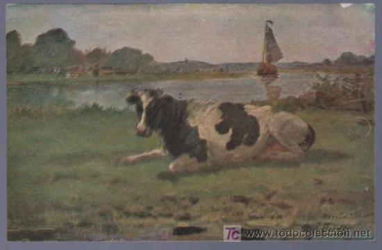 Postcards: TARJETA POSTAL ANTIGUA DE ANIMALES.