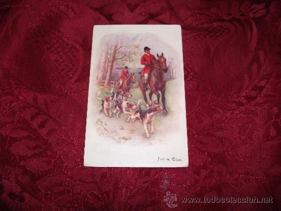 Postcards: The Henderson post cards hunting scenes-just in time
