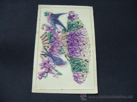 Postales: TARJETA POSTAL ANTIGUA - EN RELIEVE - - Foto 1