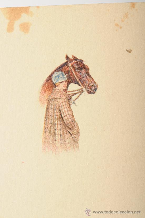 Postales: Postal mujer con caballo. - Foto 2