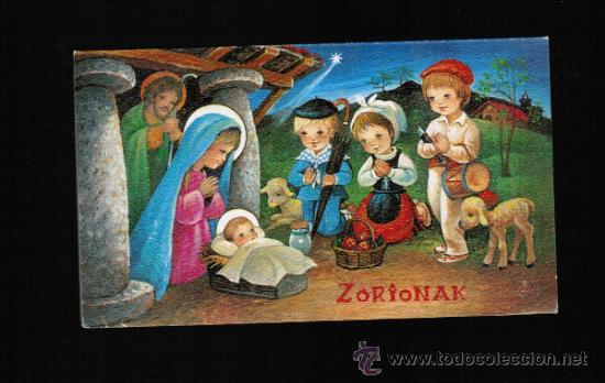 Postais: FELICITACION INFANTIL ZORIONAK - JBR