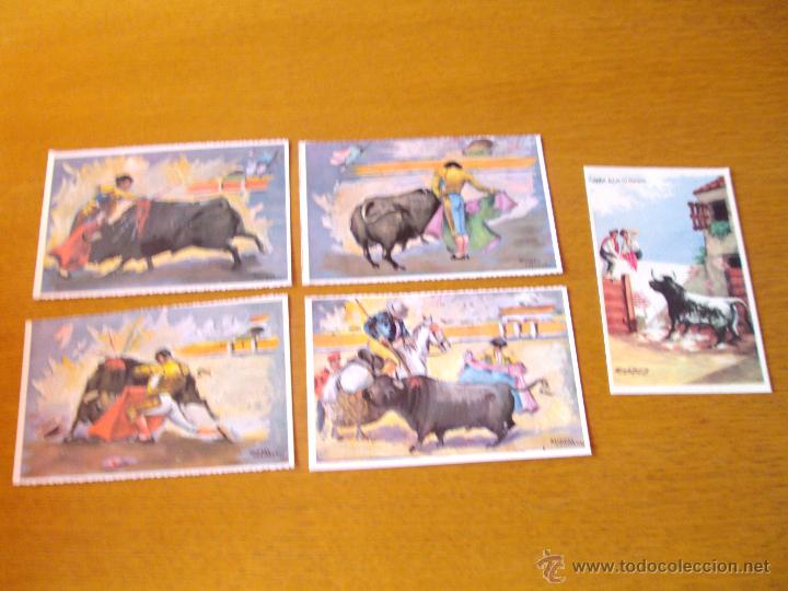 Postais: Lote 5 postales antiguas tauromaquia toros