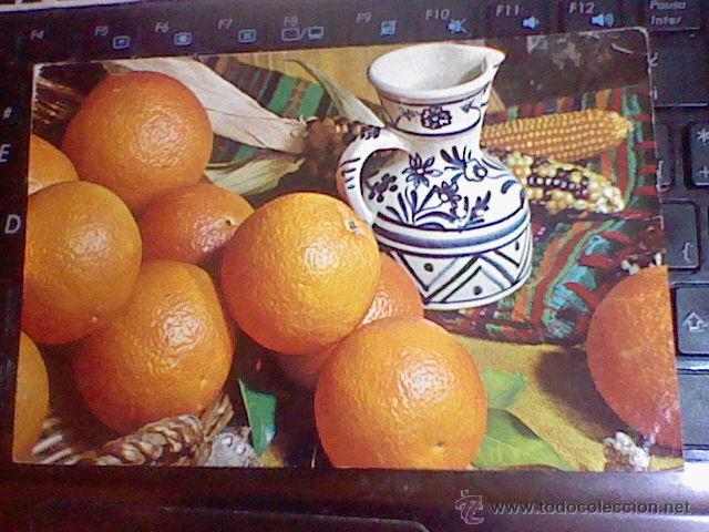 Postcards: POSTAL CADENERA NARANJAS PUBLICIDAD BANCO HISPANO AMERICANO ESCRITA 1980