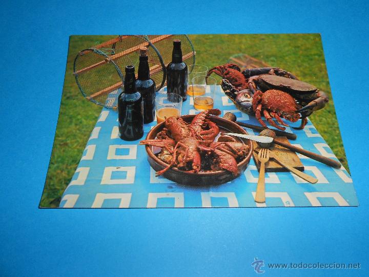 Postkarten: POSTAL PLATO TIPICO - N&ordm; 188 - 1973 - SIN CIRCULAR - MARISCO - JAULA-TRAMPA DE PESCA ...