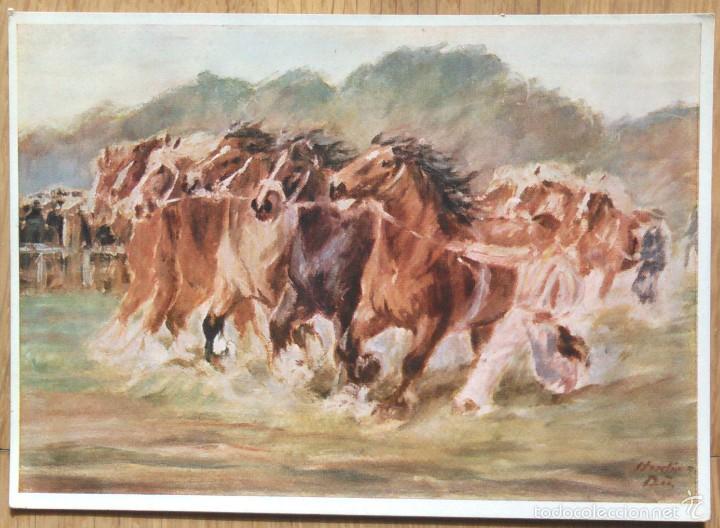 Postais: CABALLOS - PINTURA DE HEINZ D&Uuml;LLBERG