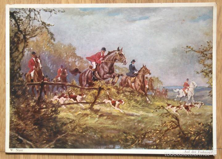 Postais: CABALLOS EN CACERIA