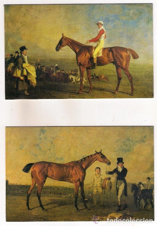 Cartes Postales: -50276 2 POSTALES PINTURA CABALLOS, DE BENJAMIN MARSHALL, DEPORTES