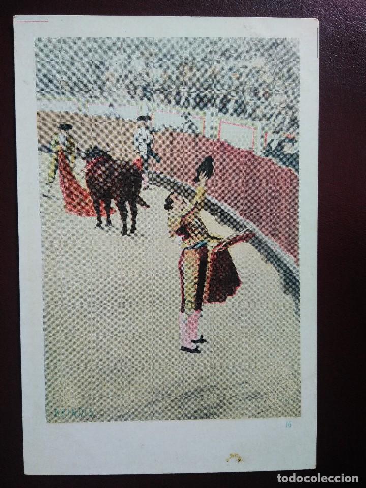 Cartes Postales: TARJETA POSTAL ART&Iacute;STICA ESPA&Ntilde;OLA.  BRINDIS.. 16.  SIN CIRCULAR.  SIN DIVIDIR.