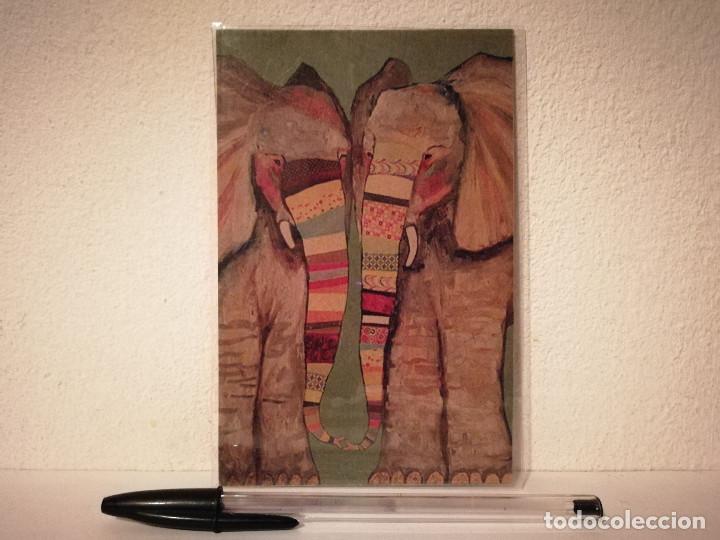 Postcards: POSTAL ORIGINAL -10*15- ELEFANTE ELEFANTES - CAJITA TAILANDIA