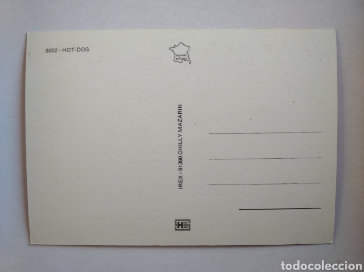 Postales: Postal perro Hot dog Francia - Foto 2