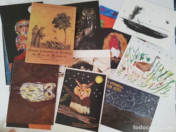 Postais: PRIMER CONCURSO DE PINTURAS DE AVES DE ANDALUC&Iacute;A. (COLECCI&Oacute;N 18, COMPLETO)