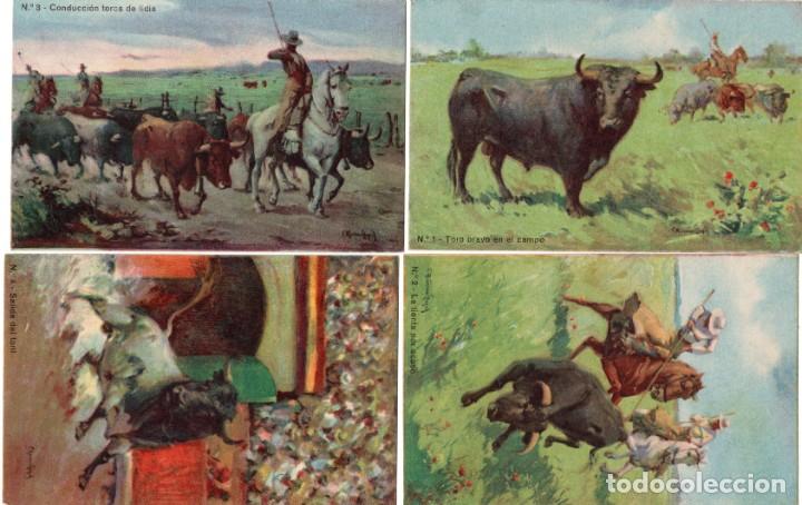 Postales: tauromaquia. colecci&oacute;n completa de 20 postales