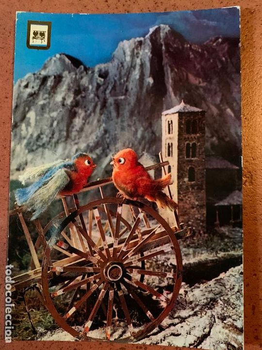 Postcards: Preciosa postal Pajaros. Escudo de Oro num 3049/5