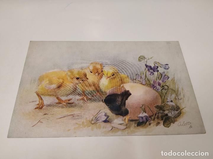 Postales: POSTAL GOLDEN FLUFF - POLLUELOS - Foto 1