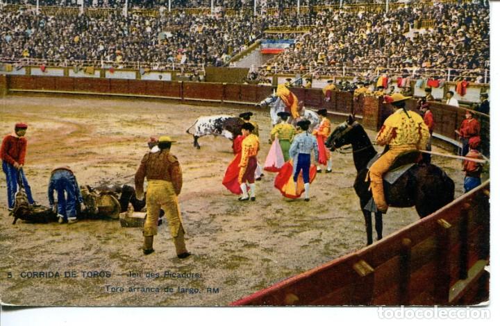 Postales: TOROS-FAENA DE PICADORES-
