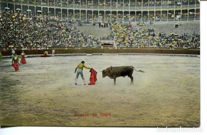 Postales: TOROS-SUERTE DE CAPA-- A&Ntilde;O 1912 - Foto 1