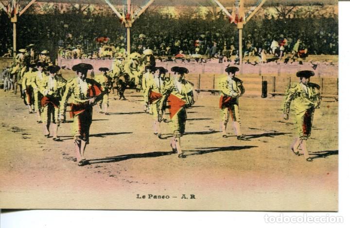 Postales: TOROS-EL PASEO-